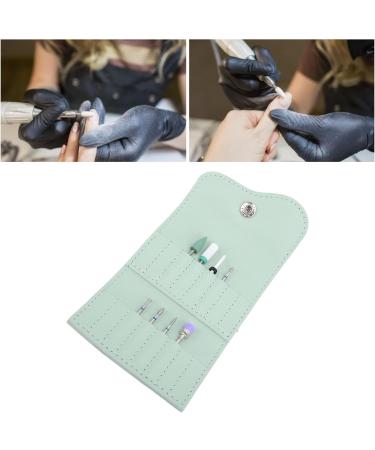 Nail Drill Bit Holder Organizer Nail Drill Bit Holder Wallet Portable Multi Layer PU Storage Bag for Nail Sanding Heads with Design - Buy Online on GoSupps.com