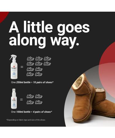 Renapur Suede Nubuck Fabric Waterproofing/Stain Protection 250ml - Eco-Friendly & Non-Toxic for Shoes, Boots, Trainers, and Clothing - Buy Online on GoSupps.com