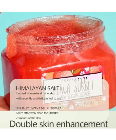 Moroccan Rose Scrub Scented Body Scrub - Rose With Essential Oil Removes Dead Dry Skin For A Soft & Hydrated Feel Smooth gentle and enjoyable exfoliating experience(610G) - Buy Online on GoSupps.com