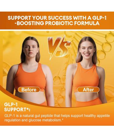 GLP-1 Supplement for Women and Men | Hunger & Metabolism Support - Probiotic Prebiotic Berberine Chromium Vitamin D3 Digestive Enzymes GLP1 Support for Digestive & Gut Health (120 Capsules) - Buy Online on GoSupps.com