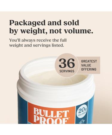 Bulletproof Vanilla Collagen Protein Powder with MCT Oil 19g Protein 42.3 Oz Value Size Collagen Peptides and Amino Acids for Healthy Skin Bones and Joints Vanilla 42.3 Ounce - Buy Online on GoSupps.com