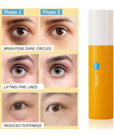 2PCS Bccnerty Anti Wrinkle Huile essentielle yeux lut ine et vitamine C S rum anti-rides la lut ine avec bille roulante VC Lutein Huile pour yeux s rum anti- ge pour Femme et Homme - Buy Online on GoSupps.com