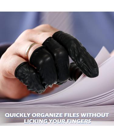 Frienda 800 Pcs Disposable Latex Finger Cots - Black Anti Static Finger Sleeves for Electronic Repair and Beauty - Protective Fingertips Gloves for Industrial Use - Buy Online on GoSupps.com