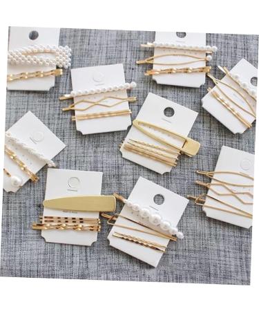Ipetboom Set Pearl Metal Hair Clips Crystal Hair Barrettes Pearl Hair Clip Bridal Hair Clip Korean Fashion Hair Clip Fashion Hair Clips Bobby Hair Pin Manual Bride Side Clip - Buy Online on GoSupps.com