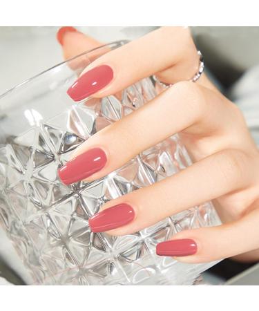 Peel Off Nail Varnish - Cinnamon Pink Quick Drying & Long Lasting Nail Polish - Based Formula No Smell Nail Varnish & No Need Baking Nail Art Cameo Brown - Buy Online on GoSupps.com