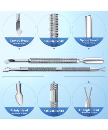 Gel Nail Polish Remover with Nail Buffer & Cuticle Pusher Professional Remove Gel Manicure Tools Kit for Nails in 2-5 mins - Buy Online on GoSupps.com