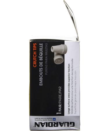 Medline Guardian Super Crutch Tip - Gray - 7/8 Inch - Buy Online on GoSupps.com