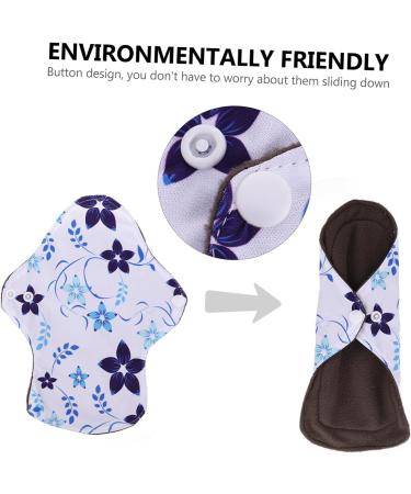 6Pcs Washable Aunt Towel Reusable Panty Liners - Menstrual Napkins for Women - Nursing Mat for Absorbency - Buy Online on GoSupps.com