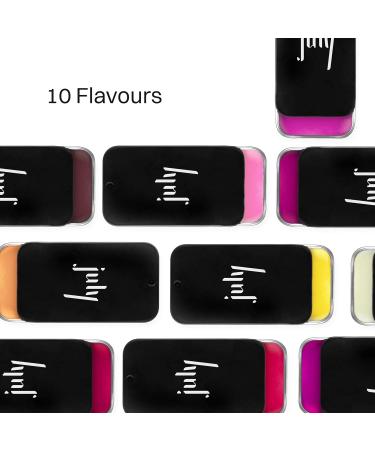 July Fruit Berry Kiss Lip Balm - 24hr Moisturization SPF 15 Jojoba & Almond Oil for Soft Plump Lips - Hydrate & Lighten - 10gm - Buy Online on GoSupps.com
