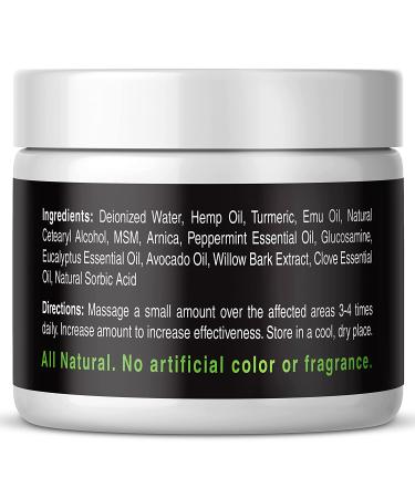 Health Revolution Hemp Cream - Natural Pain Relief and Skin Care Solution - Buy Online on GoSupps.com