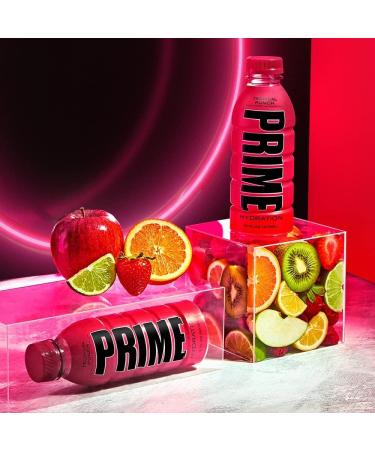 Prime Hydration Energy Drinks by Logan Paul & KSI | Tropical Punch Flavour | 500ml (Pack of 12) - Boost Energy and Caffeine Free | Zero Sugar | Natural Flavour - Buy Online on GoSupps.com