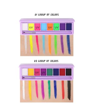 Buy Safe Face & Body Painting Oil Set | Vibrant Colors for Kids & Adults - Perfect for Halloween & Parties - Buy Online on GoSupps.com