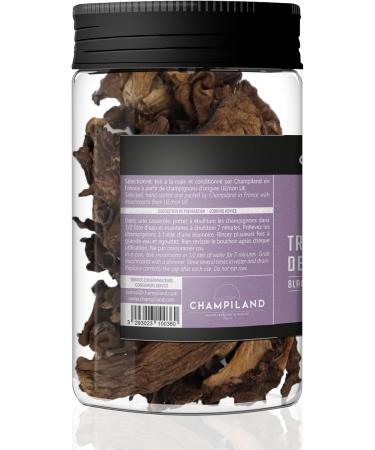 Champiland - Dried Death's Trumpet - Selected Wild Mushrooms - Exceptional Flavor - Rich in Protein - - Buy Online on GoSupps.com