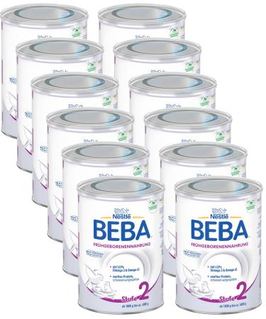 Nestl Beba prematureborn food level 2 special food for premature babies and underweight newborns 12 -pack (12 x 400g) 400 g (12 pack)