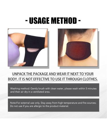 Self-Heating Neck Wraps - 2 Pack Heated Neck Pillows for Pain Relief & Support | Magnetic Neck Protection - Buy Online on GoSupps.com