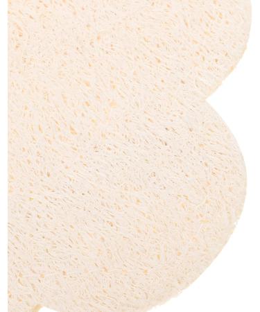 FOMIYES Flower Shaped Cotton Loofah - Soft Bath Sponge for Dead Skin Removal | Cute Shower Scrubber for Kids & Adults - Buy Online on GoSupps.com