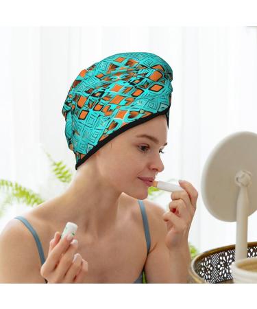 Buy Turquoise Wonders Coral Velvet Dry Hair Cap | Quick-Dry Hair Towel Wrap for Travel & Home - Ideal for Men & Women - Buy Online on GoSupps.com