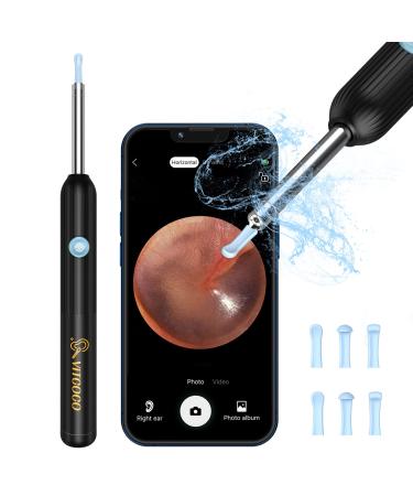 VITCOCO Ear Wax Removal 1920 FHD Wireless Camera with 6 LED Lights Visual Cleaner 3.9mm Scope Otoscope Spoons Earwax Remover Tool for iPhone iPad & Android Smart Phones