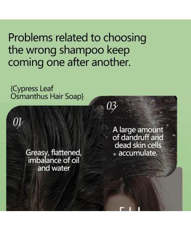  BAInuai Nature Set of 3 triangular shampoos Seven Green Solid Plant-Based Shampoo soothes and strengthens hair for men and women 120g - Buy Online on GoSupps.com