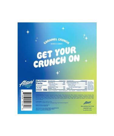 Buy Alani Nu Caramel Crunch Protein Bars - 16g High Protein Gluten-Free Low-Sugar & Low-Carb Snacks - 12 Individually Wrapped Bars for Healthy Living - Buy Online on GoSupps.com