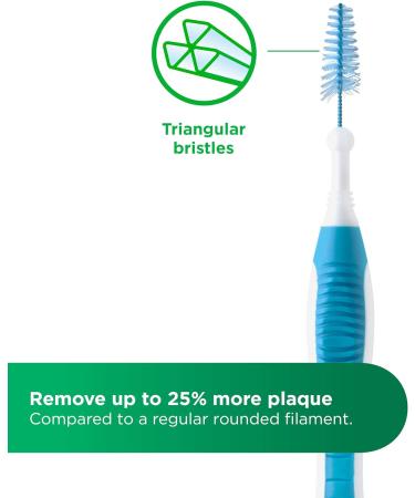 Gum Trav-Ler Interdental Brushes - ISO Size 7 | 6 Packs of 6 | Effective Tooth Cleaning & Plaque Removal | Bendable Neck for Easy Use | International Shipping Available - Buy Online on GoSupps.com