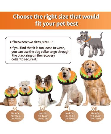Inflatable Dog Recovery Cone Collar | Soft E-Collar Alternative for Small Medium Large Dogs & Cats | Post-Surgery Protection | Size S (Neck 7.8''-10.2'') - Buy Online on GoSupps.com