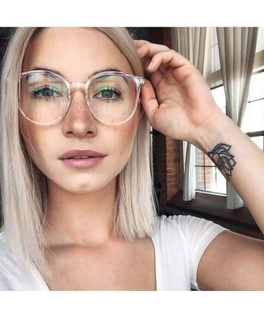 Voberry Blue Light Blocking Glasses | Retro Round Frame Computer & Gaming Glasses for Men & Women | Anti-Fatigue & Decorative - Buy Online on GoSupps.com