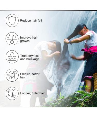 Rice Water Hair Mask for Dry Damaged Hair - Repair & Growth Treatment for All Hair Types | Essential Oils & Biotin Deep Conditioning - Buy Online on GoSupps.com