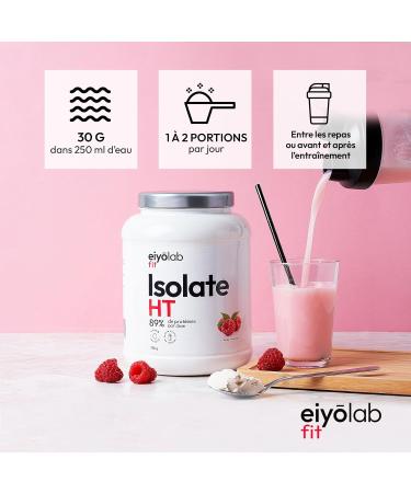 ISOLATE HT | Protein Isolate Powder | Up to 90% Protein | High in BCAA + Glutamine | Fast Bodybuilding Protein | Smooth Textu - Buy Online on GoSupps.com