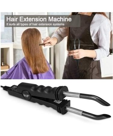 NOEYUN Keratin Fusion Hair Iron Connector Wand Kit - Type 2 Black for Hair Extensions Application & Re-Bonding - Buy Online on GoSupps.com