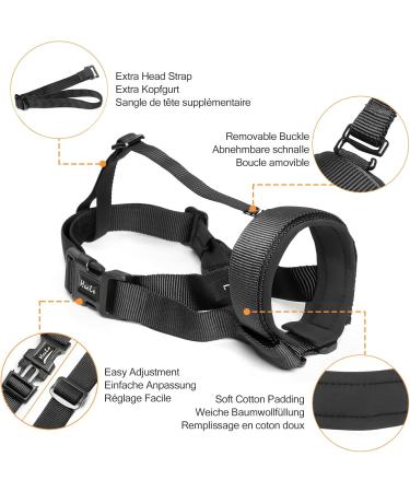 Heele Dog Muzzle with Head Belt | Comfortable & Secure Dog Muzzle for Training & Safety - Fast International Shipping - Buy Online on GoSupps.com