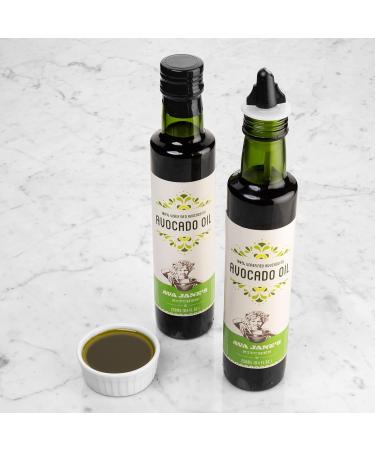 Organic Avocado Oil for Cooking & Skin Care - 100% Unrefined, Premium Avocado Oil - 2 Bottle Pack (8.4 fl oz each) - AVA JANE S KITCHEN - Buy Online on GoSupps.com