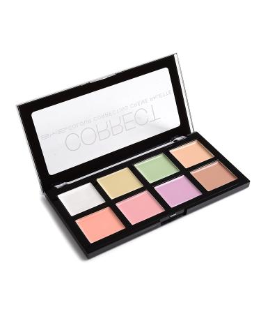 BYS Women's 8-Color Corrector Concealer and Contour Palette - Cream for All Skin Types - Buy Online on GoSupps.com