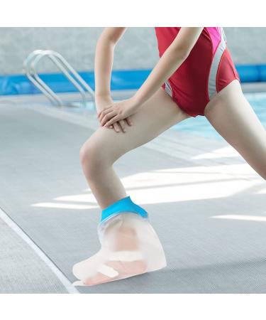 Children's Waterproof Shower Foot Protection | Reusable Plaster Cover for Wounds & Burns | Post-Operation Leg Guard - Buy Online on GoSupps.com