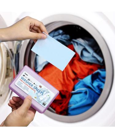 Unscented Travel Laundry Detergent Sheets | Concentrated Fragrance-Free Soap | 32 Loads | Travel Size | Eco-Friendly & Convenient - Buy Online on GoSupps.com
