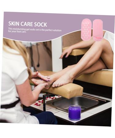 minkissy 1 Pair Gel Socks Gel Lined Socks Cozy Socks Moisturizing Socks Essential Oil Moisturizing Gels Silicone Gel Women's Socks & Hosiery Moisturizing Foot Cover Spa Socks Gels Socks - Buy Online on GoSupps.com