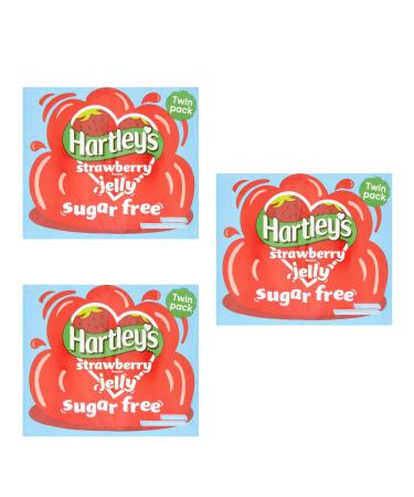 Hartley's Sugar-free Jelly Twin Pack 23g - Strawberry - 3 Pack x 23g