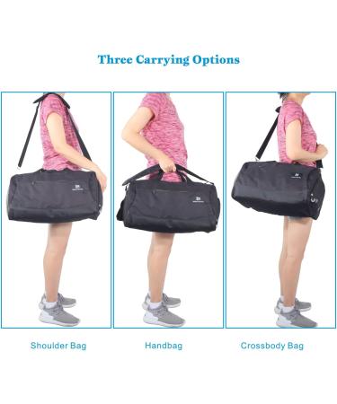 Travel Duffel Bag with Shoe Compartment & Wet Pouch for MMA & Jiu Jitsu Gear - Buy Online on GoSupps.com