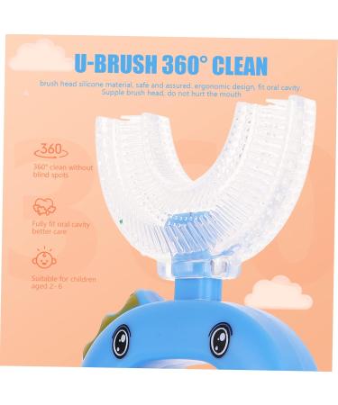 Tovinanna 4-Piece U-Shaped Cartoon Toothbrush Set for Kids | Delightful Manual Children's Toothbrushes & Accessories - Buy Online on GoSupps.com