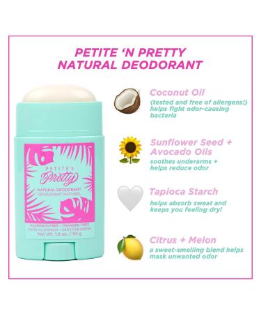 Petite 'N Pretty Sporty Set for Kids Teens & Tweens | Complete Skin Care Kit with Cleanser Moisturizer Oil Blotting Sheets & Natural Deodorant - Travel Essentials for Fresh Glowing Skin - Buy Online on GoSupps.com
