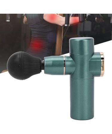 Electric Deep Tissue Massage Gun - 4 Modes Muscle Massager for Neck Shoulder & Back - Green - Buy Online on GoSupps.com
