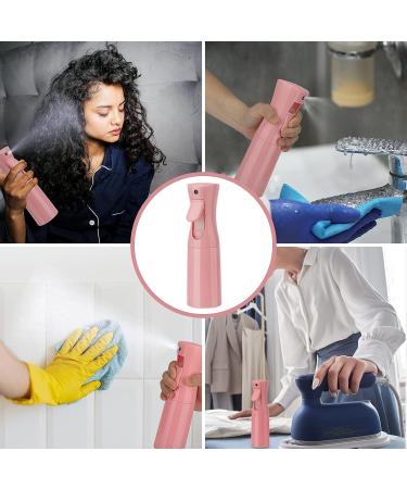 Xiuying Feng 6.8oz Continuous Mist Spray Bottle - Hair Mister for Salon, Barber, Plants, Cleaning & Skin Care - Pink (1PCS) - Buy Online on GoSupps.com