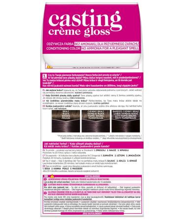 L'Or al Paris Casting Cr me Gloss 3102 Hair Color - Cool Dark Brown 1g | International Shipping Available - Buy Online on GoSupps.com
