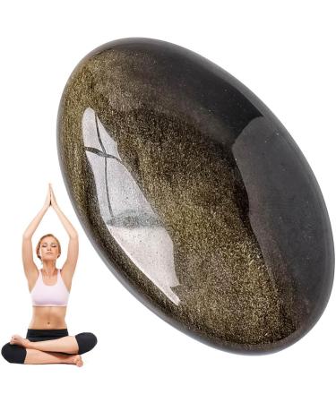 Meditation Crystal Stones Meditation Reiki Energy Stone - Obsidian Crystals Stones Tiger Eye Oval Palm Pocket Stones Crystals Hand Carved Stones - Buy Online on GoSupps.com