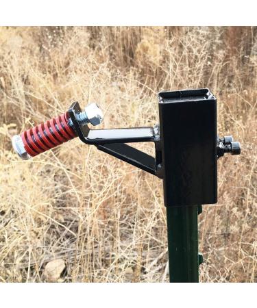 Highwild T-Post Target Hanger - AR500 Steel Gong Target Mount - 2x4 Bracket Conversion Adapter - T-Post Target Hanger (1 Pack) - Buy Online on GoSupps.com