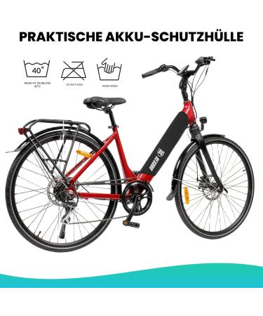 Besudo E-Bike Battery Protective Cover | Universal Fit for 30-38cm Circumference | Cordless Protection & Durable Design | LA038 - Buy Online on GoSupps.com