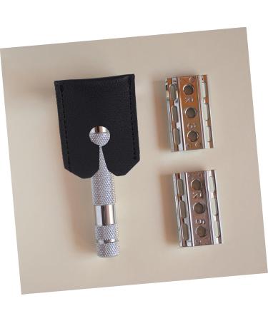 Merry Happy 2-St Storage Case for Razor - Protective Etui Travel Shell for Hairdressing & Manual Razors Synthetic Leather Design - Buy Online on GoSupps.com