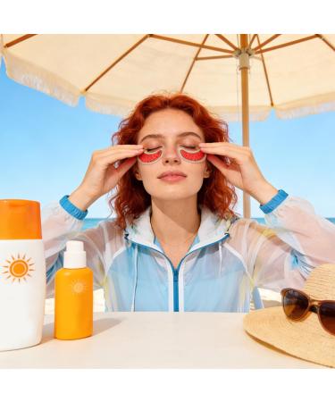 Refreshing Eye Masks - Reusable Fruit Gel Pads Ice Cooling Eye Pack Set | Soothing for Redness Fatigue Puffiness Night Care Morning Travel Makeup - Buy Online on GoSupps.com