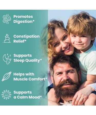 Arofum Magnesium Citrate Capsules for Constipation & Sleep Support - Vegan Magnesium Citrate Supplement with Vitamin B6 & L-Theanine for High Absorption - 120 Capsules, Non-GMO - Buy Online on GoSupps.com