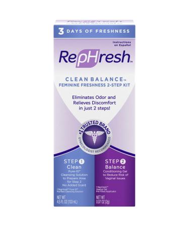 RepHresh Clean Balance Feminine Freshness 2-Step Kit